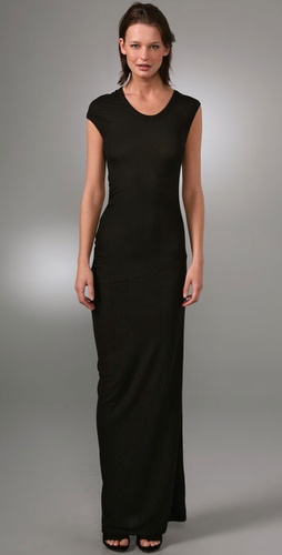 T By Alexander Wang 2x2 Draped Long Dress