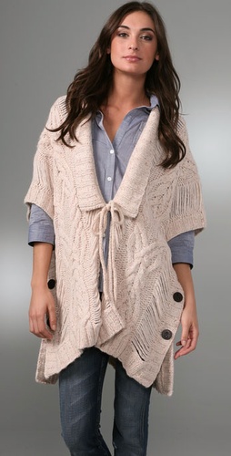 TEXTILE Elizabeth & James Charlotte Poncho Sweater