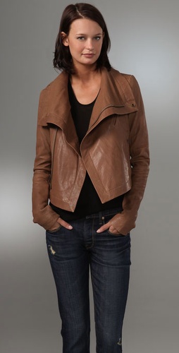 Veda Leather Max Classic Jacket