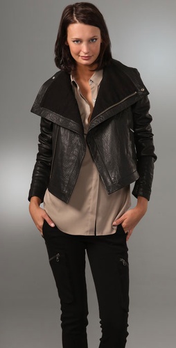 Veda Leather Max Classic Jacket