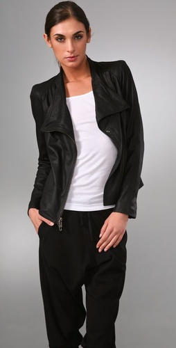 Vince Asymmetrical Leather Jacket