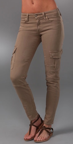 Vince Denim Ankle Cargo Skinny Jeans