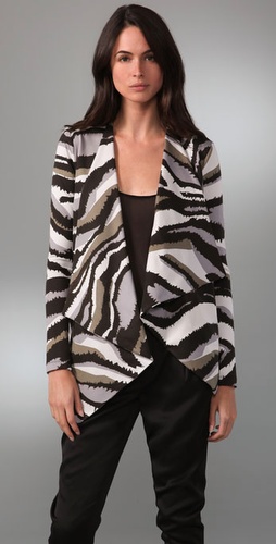 Wayne Asymmetrical Wrap Jacket