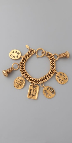 WGACA Vintage Vintage Chanel '80s Charm Bracelet