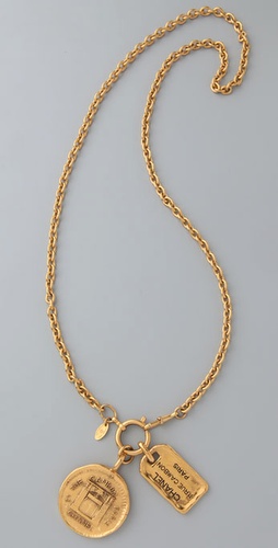 WGACA Vintage Vintage Chanel '80s Plaque Necklace