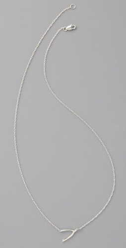Jennifer Zeuner Wishbone Necklace
