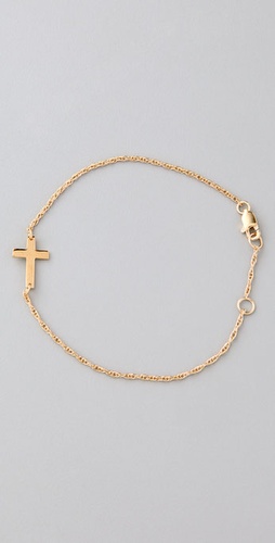 Jennifer Zeuner Mini Integrated Cross Bracelet