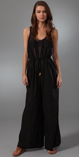 Zimmermann Ebony Rose Frill Jumpsuit