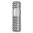 Unequal Thread Length Studs