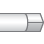 Round with Square End Shanks