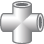 Cross pipe fitting