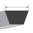 V-Belt Top Width