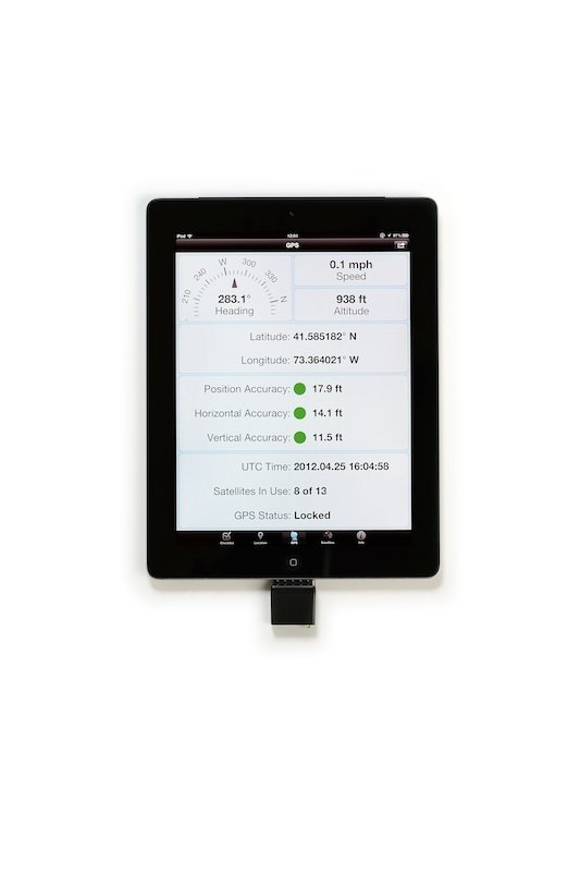 Find GPS Receiver iPad iPhone iPod Bad Elf GPS Apple 30 Pin USB Dock