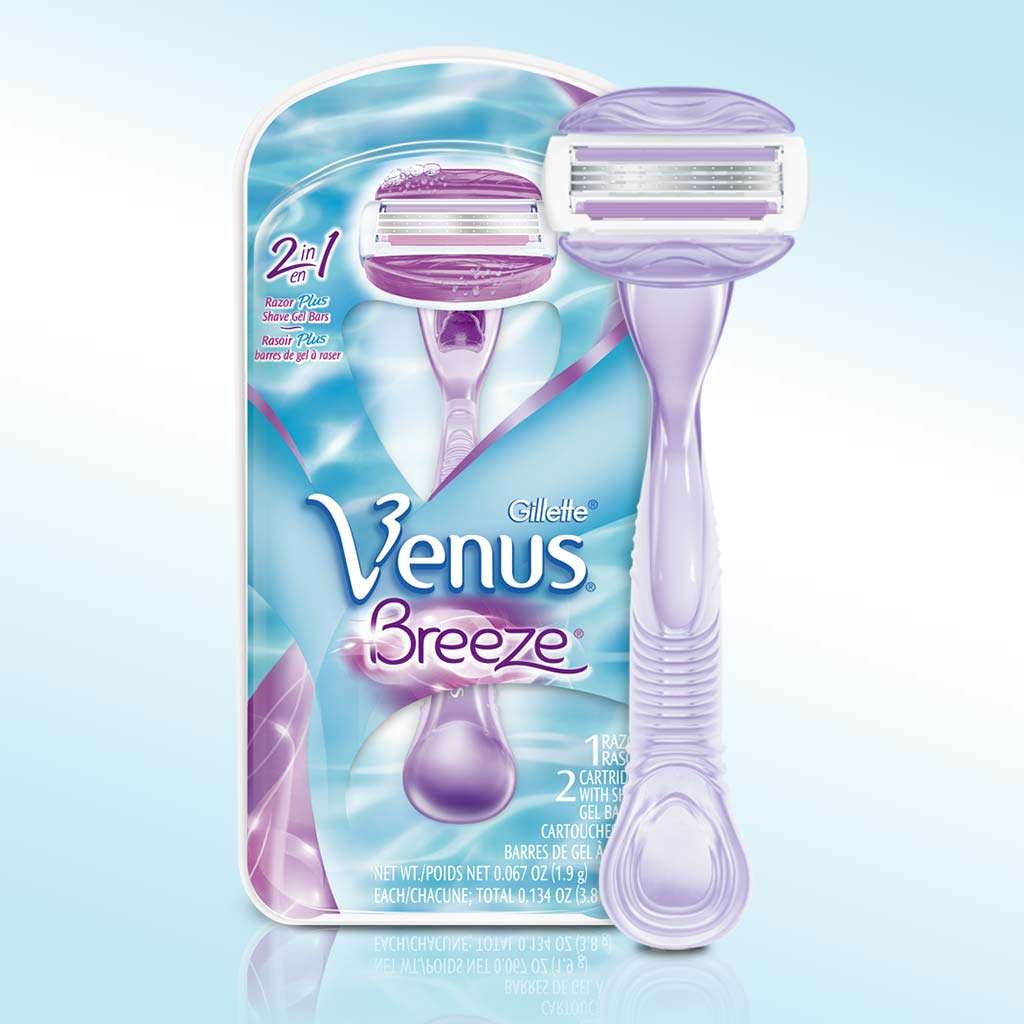 Gillette Venus Breeze Women's Tropical Scented Razor Blade