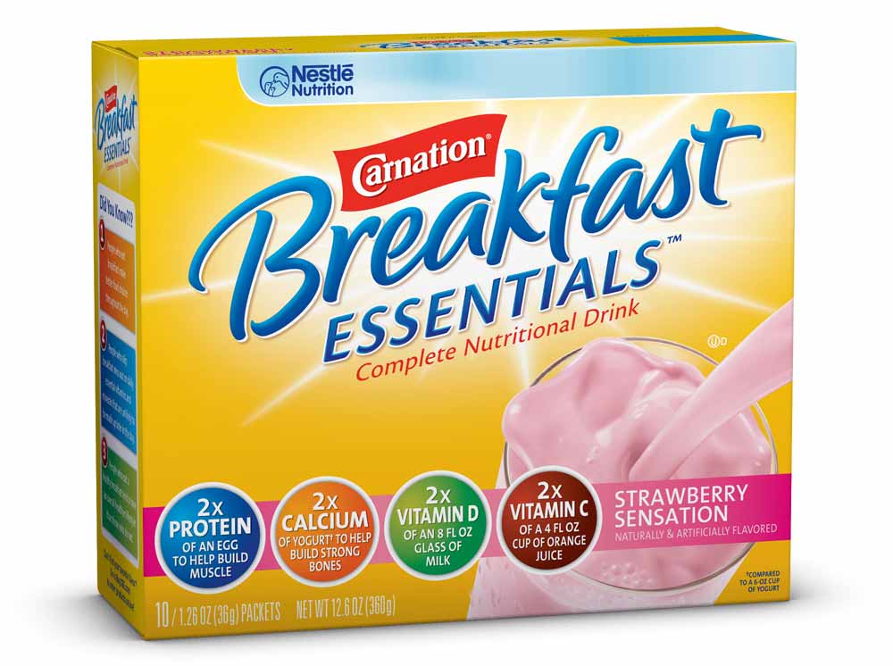 Nestle Carnation Instant Breakfast Essentials Strawberry Sensation