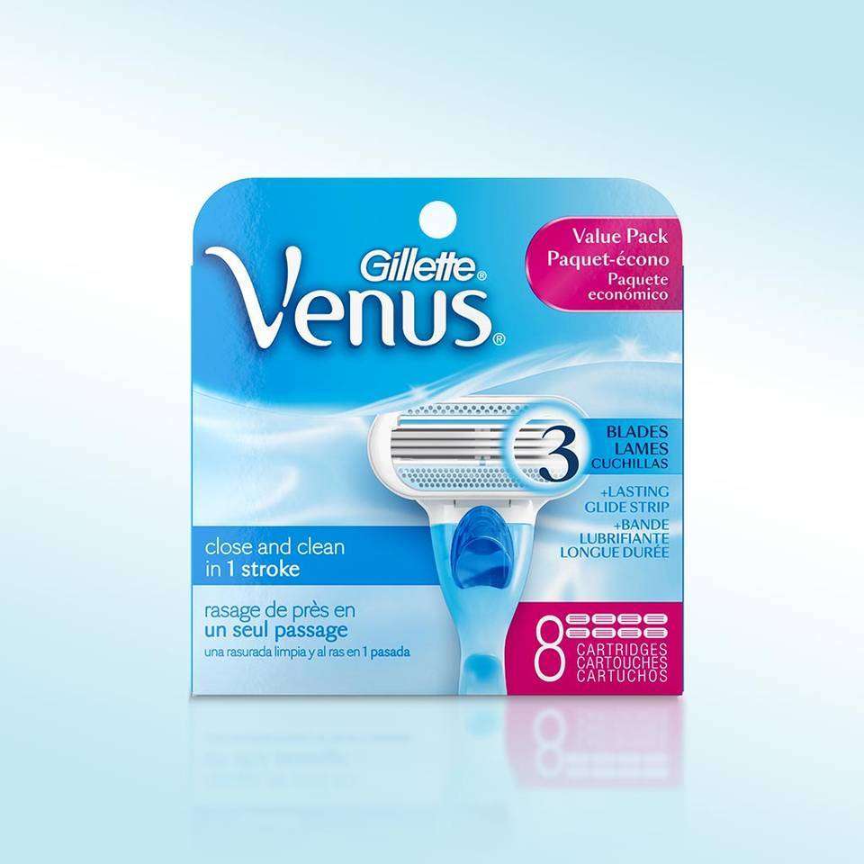 Gillette Venus Original Women's Razor 1 Razor Handle and 2