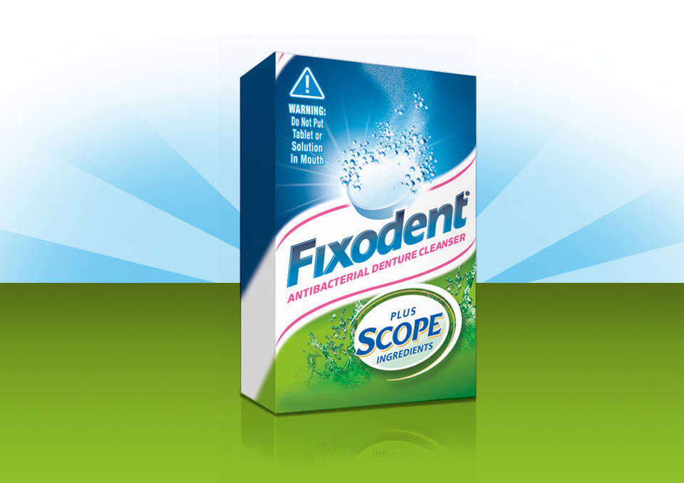 Fixodent Plus Scope Denture Cleanser Tablets 36 Count