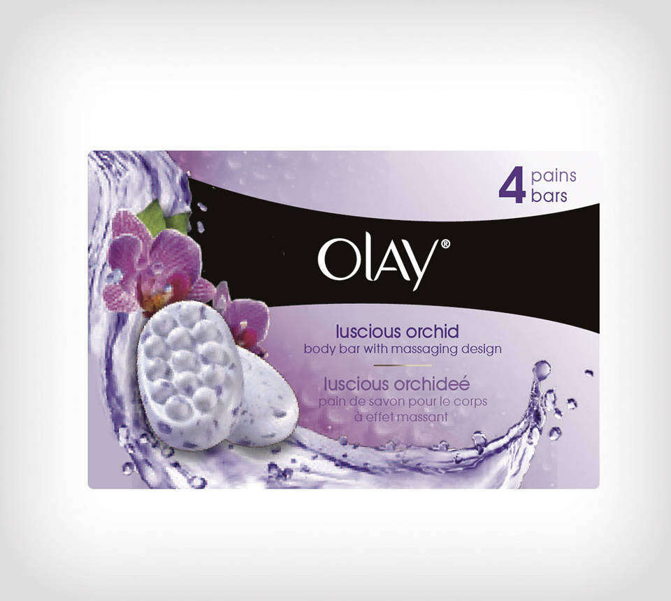 Olay Bath 4Bar Luscious Embrace 4 Count 4.25 Oz Each (Pack of 2) Bath Soaps Beauty