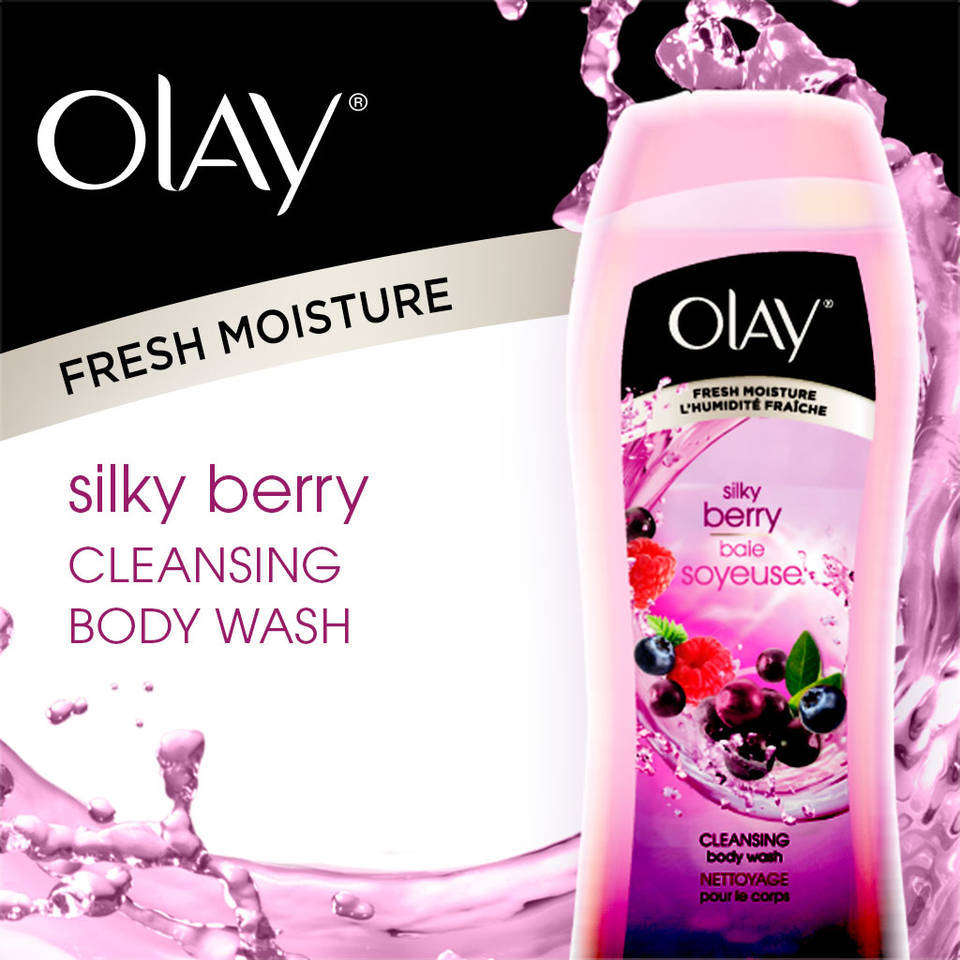 Olay Cooling White Strawberry & Mint (Pack of 2) Bath And Shower Gels Beauty