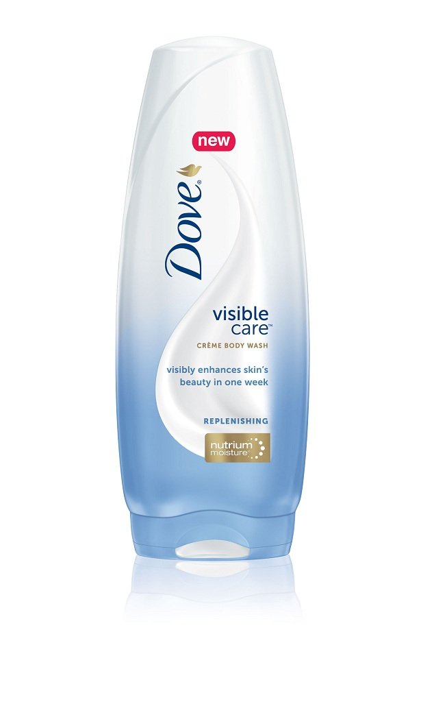 Dove VisibleCare Body Wash, Renewing Creme, 18oz Bath