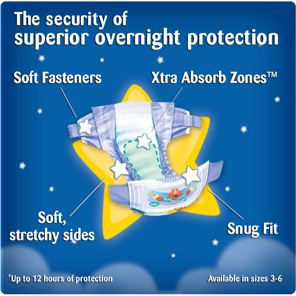 Amazon.com: Pampers Extra Protection Nighttime Diapers Super Pack Size