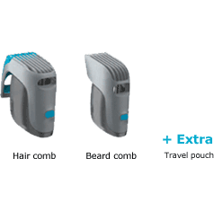 Hair Comb, Beard comb + Extra Travel pouch