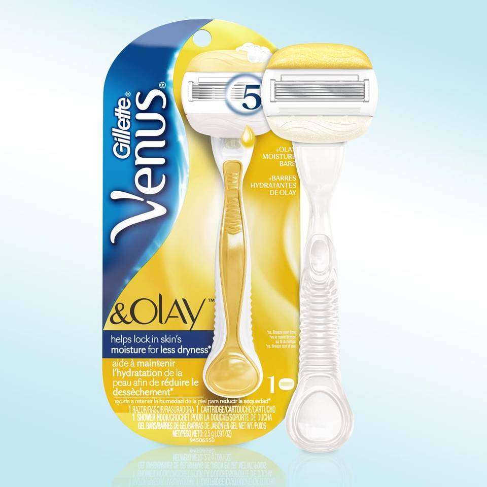 Gillette Venus & Olay Women's Razor Blade Refills 3 Count Razors Beauty