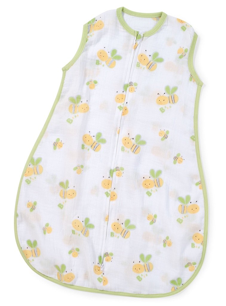 Summer Infant Swaddleme Muslin Sack, Busy Bees Nursery