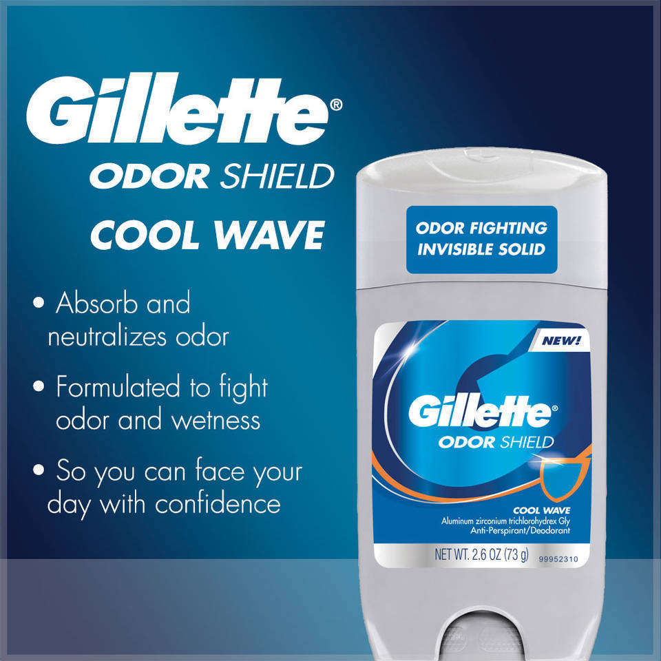 Gillette Odor Shield Cool Wave AntiPerspirant / Deodorant