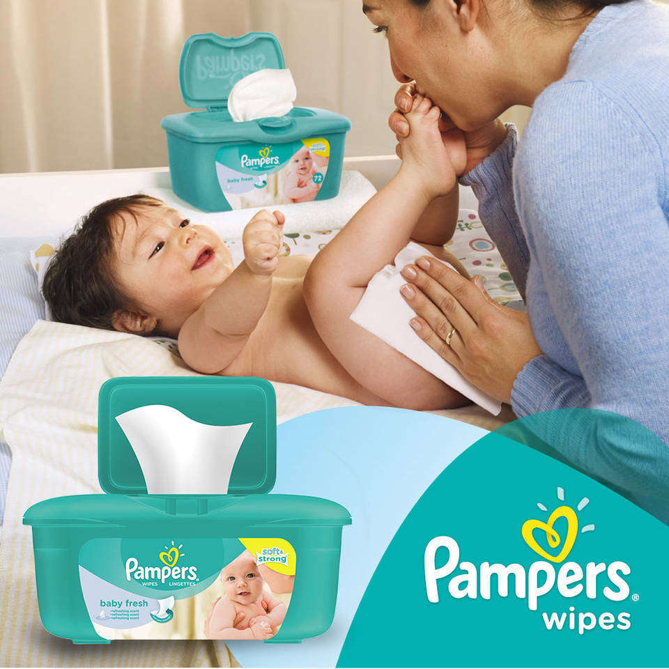Sale Pampers Natural Clean Wipes 12x Box with Tub 864 Count Cheapest