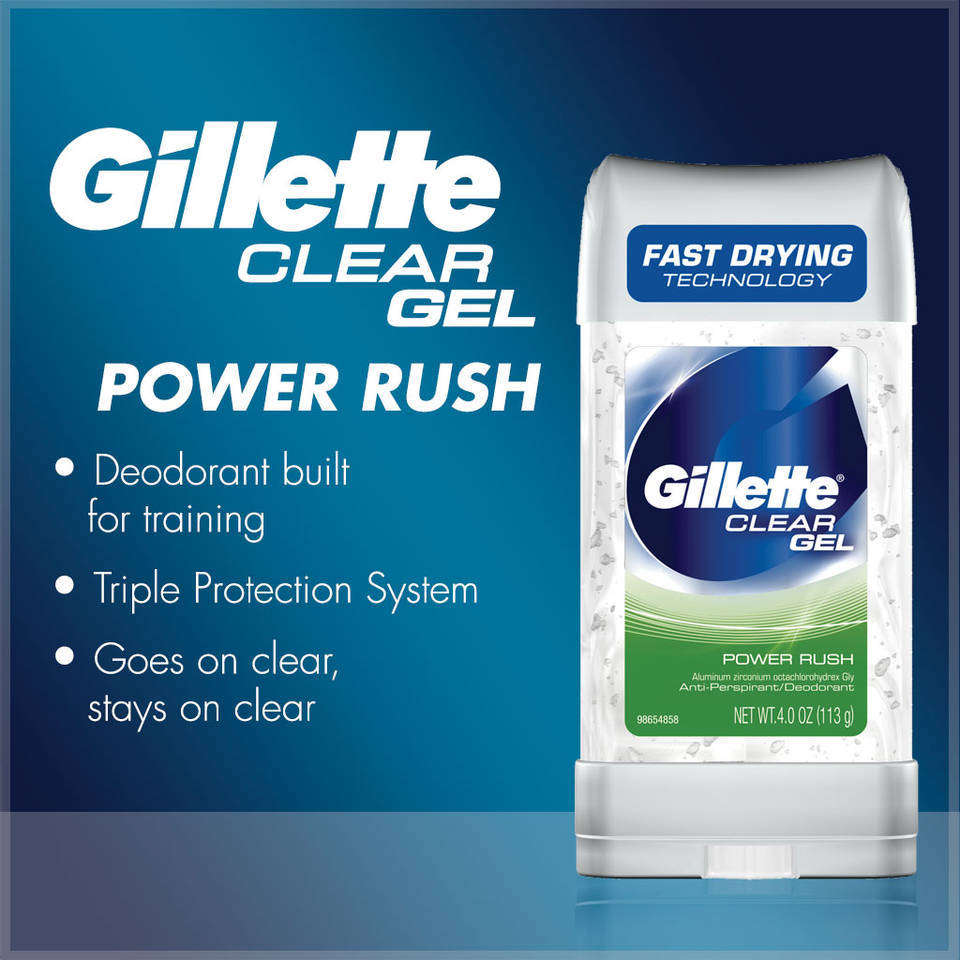 Gillette Sport High Performance Clear Gel Power Rush AntiPerspirant