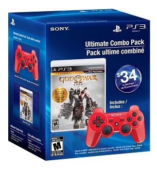 Buy Ultimate Combo Pack: God of War Saga & Deep Red DUALSHOCK 3 Wireless 
