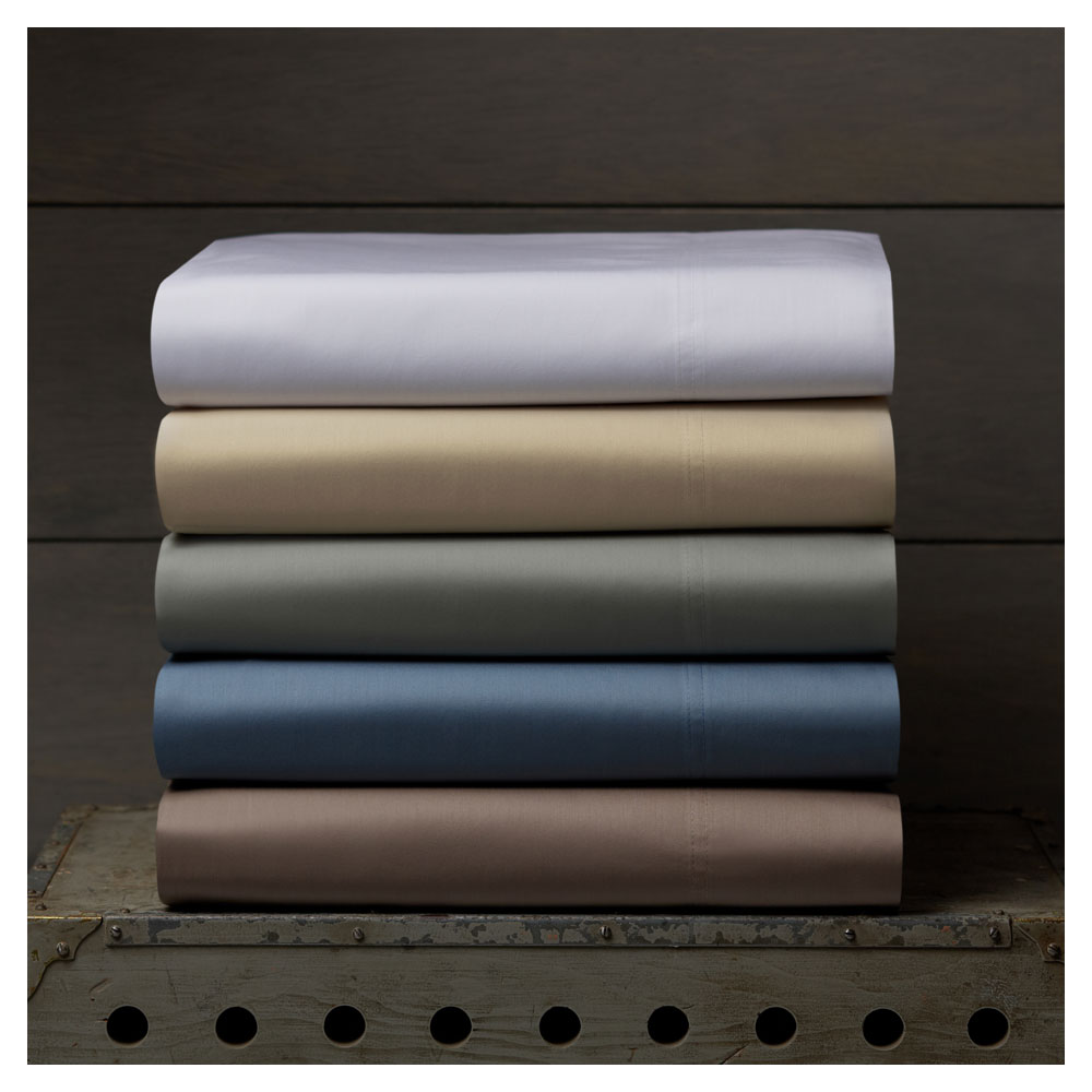 Pinzon 500ThreadCount 100Percent Super Soft Pima Cotton Sheet Set, Queen, Flint