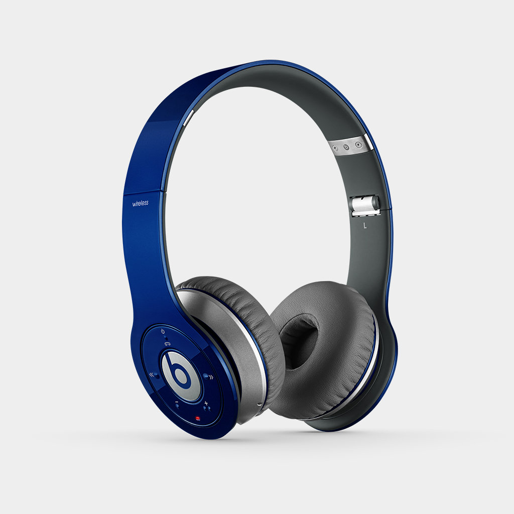 New Beats by Dr Dre wireless Headphones Blue Model No. 8100001200