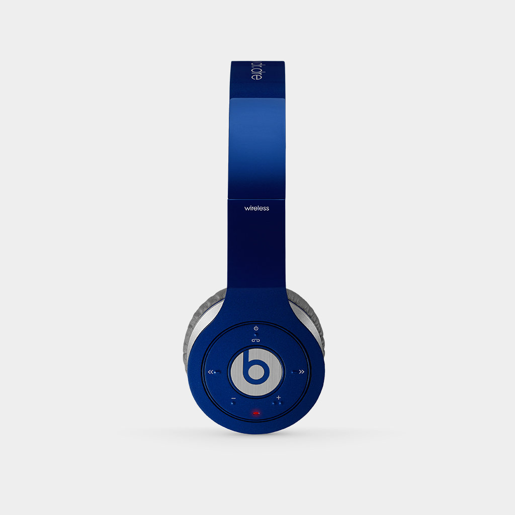 New Beats by Dr Dre wireless Headphones Blue Model No. 8100001200