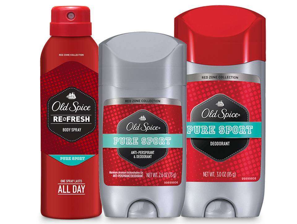 Old Spice Red Zone Pure Sport Men's Body Spray 3.75 Ounce
