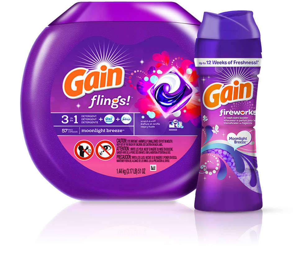 Gain Fireworks Moonlight Breeze Scent Beads 31 Loads 19.5