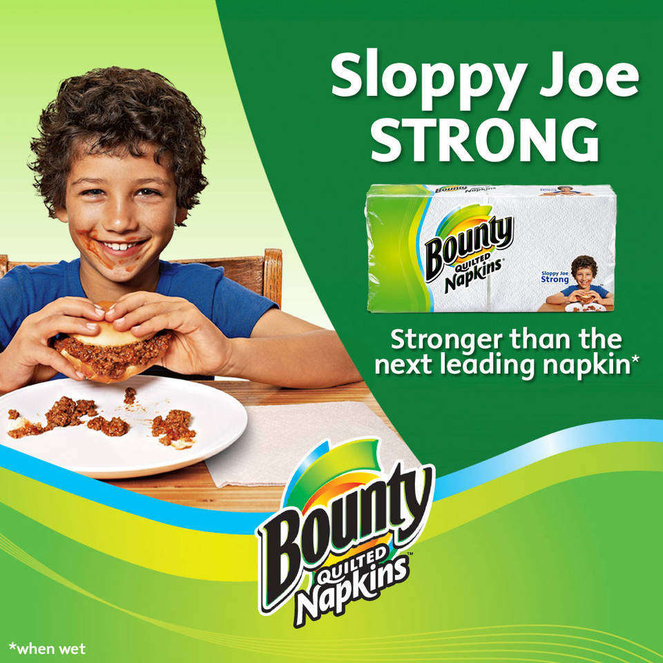 Bounty Paper Napkins, White, 400 Count Prime Pantry