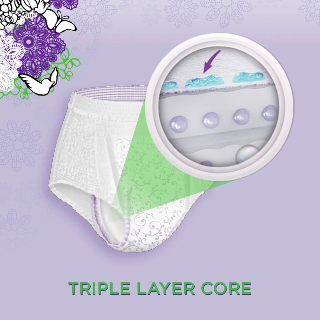 Always Discreet Incontinence Underwear, Moderate Absorbency