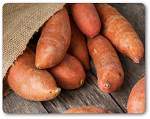 Whole foods including sweet potatoes
