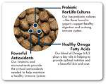 HealthPlus Solutions applied to every kibble after cooking