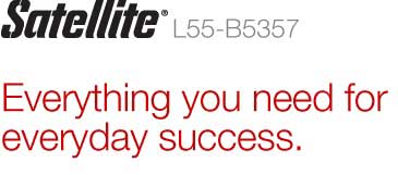 Satellite® L55-B5357 | Everything you need for everyday success.