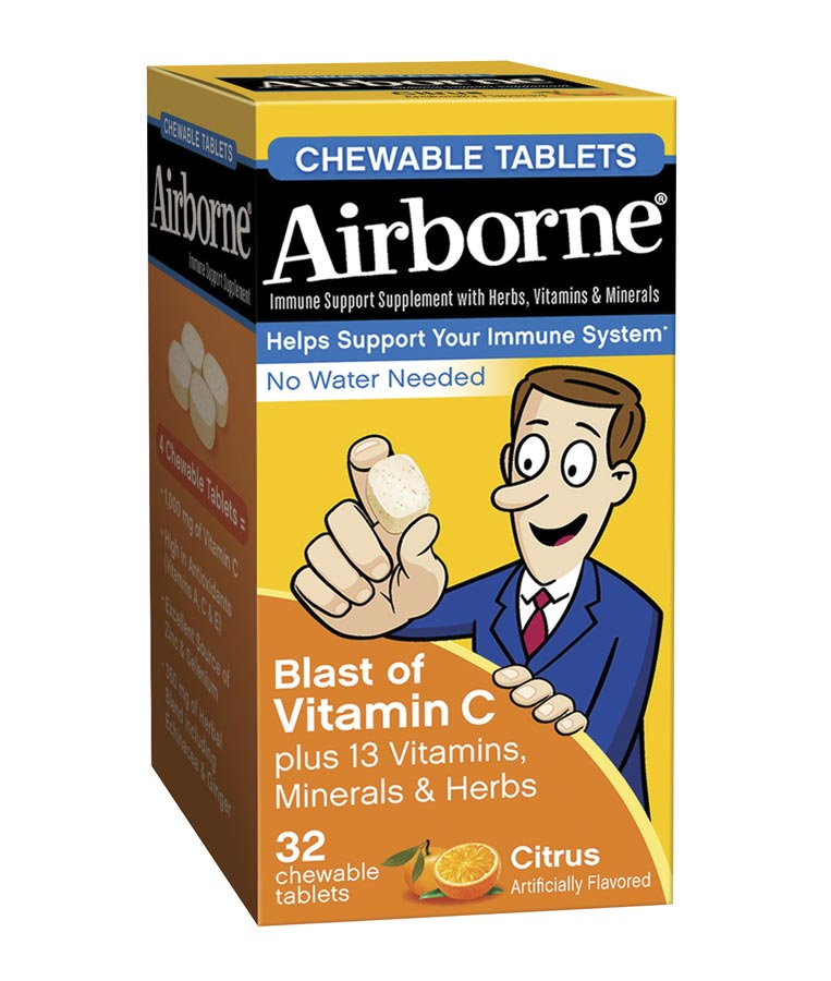Airborne Vitamin C 1000mg Immune Support Supplement