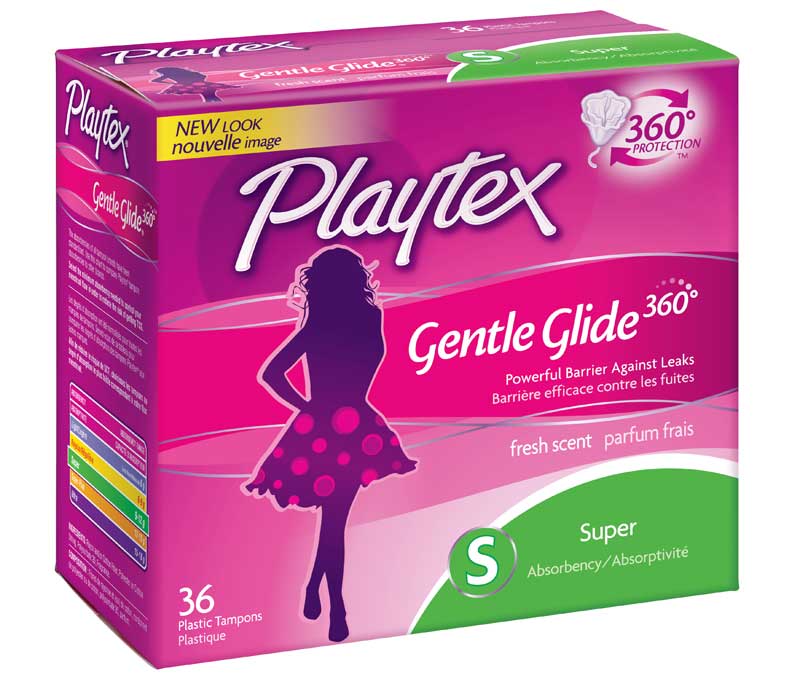 Playtex Gentle Glide Tampons, Fresh Scent Super Absorbency