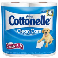 Cottonelle Clean Care Toilet Paper Product Shot