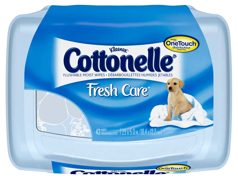 Cottonelle Fresh Folded Moist Wipes PopUp Tub, 42 Count