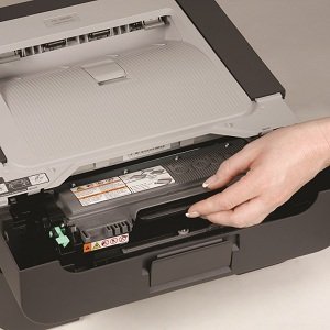 Easy to install, high-yield toner cartridge is available for low cost output