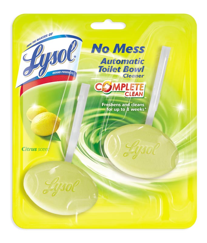 Lysol Toilet Bowl Cleaner, Automatic InTheBowl Disc