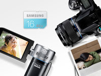 Samsung Standard 16GB SD Memory Card Product Shot