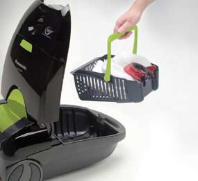 Removable dust-bag caddy